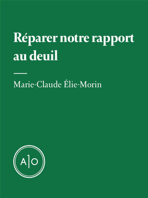 cover image of Réparer notre rapport au deuil